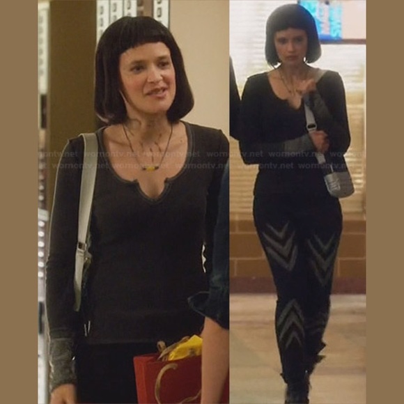 Free People Dotted Ikat chevron skinny Pants - Picture 7 of 11